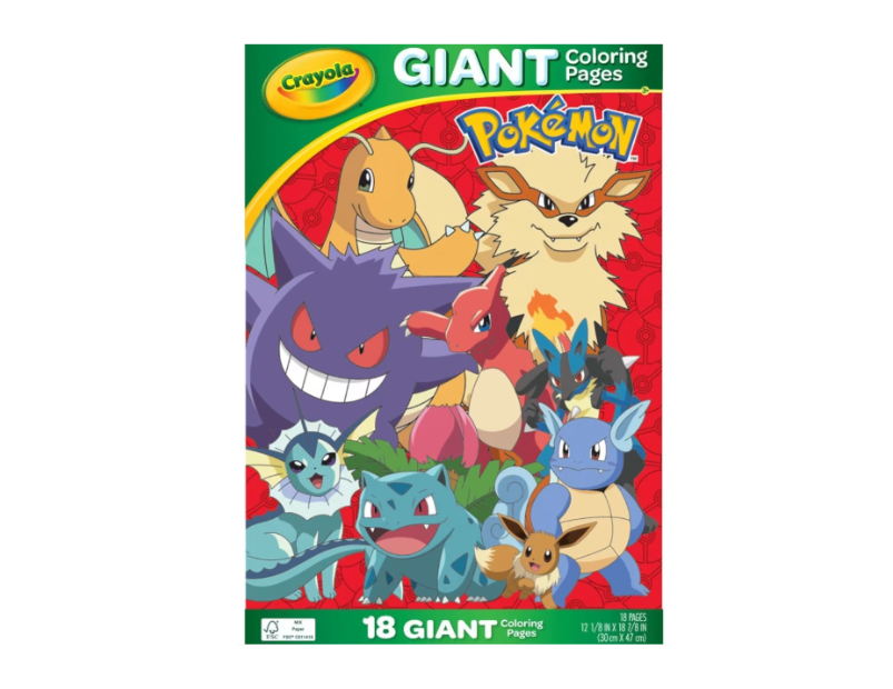 Crayola | Pokemon Giant Colour Pages