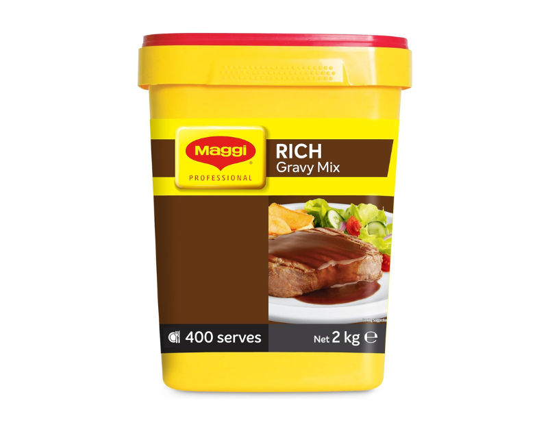 MAGGI Classic Rich Gravy Mix, 2kg (Makes 20 Litres, 400 Serves) (Packaging May Vary)