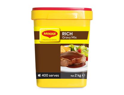 MAGGI Classic Rich Gravy Mix, 2kg (Makes 20 Litres, 400 Serves) (Packaging May Vary)