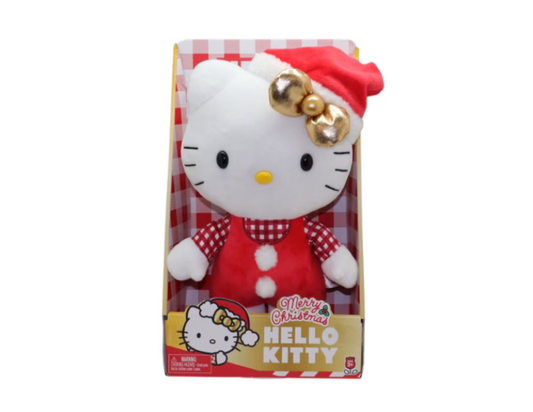 25cm Merry Christmas Hello Kitty Plush Toy