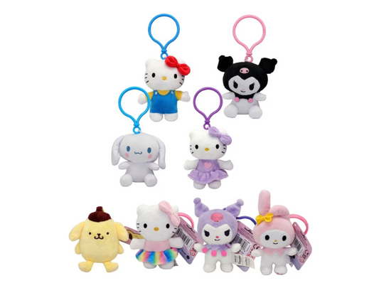 Hello Kitty | Mini Plush Bag Tag - Assorted