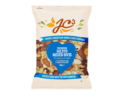 J.C.'S QUALITY FOODS Salted Premium Mixed Nuts, 350 g