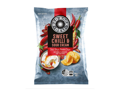 Red Rock Deli Sweet Chilli and Sour Cream Potato Chips 90 g