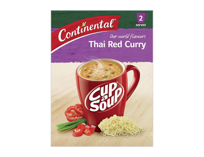 CONTINENTAL Cup-A-Soup | Asian Thai Red Curry, 2 pack, 60g