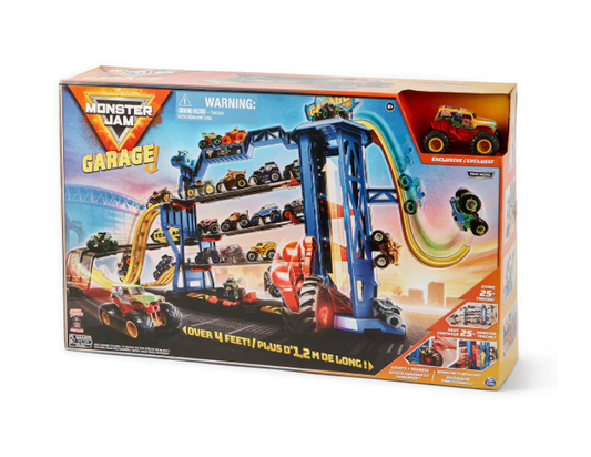 Monster | Jam Garage Grave Digger Playset