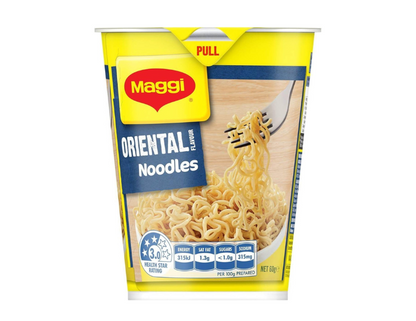 Maggi Oriental Noodle Cup 12 Pack