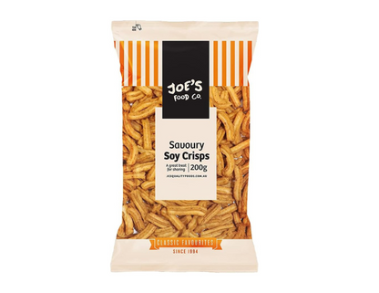 J.C.'S QUALITY FOODS Savoury Soy Crisps, 200 g