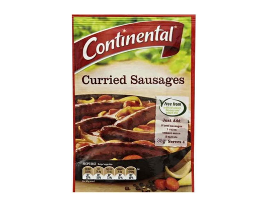 Continental Recipe Base Curried Sausages, 35g