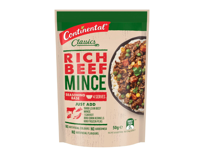 Continental Classics Rich Beef Mince Recipe Base 50 g