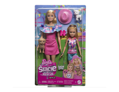 Barbie and Stacie to the Rescue Playset