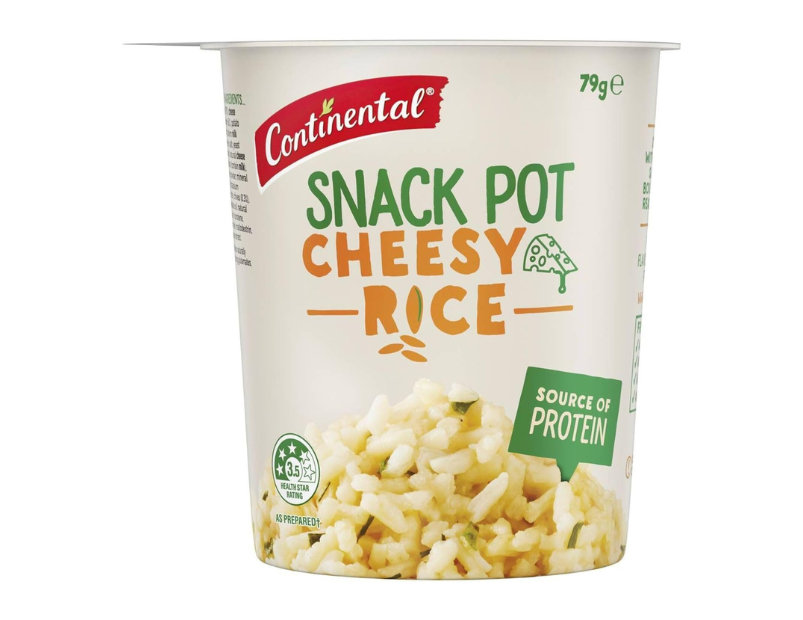 Continental Snack Pot | Cheesy Rice, 79g