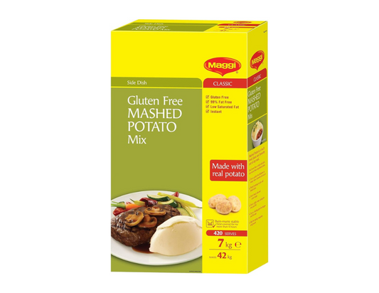 MAGGI Classic Gluten Free Mashed Potato Instant Mix, 7kg (Makes 42 kg, 420 Serves)