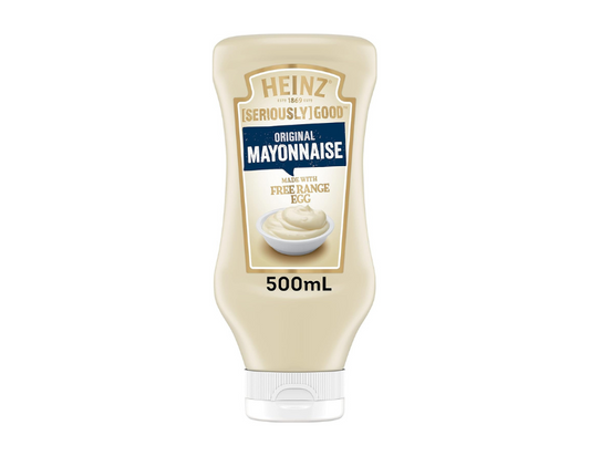 Heinz Seriously Good Original Mayo Egg Mayonnaise Dipping Sauce 500ml