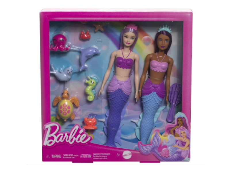 2 Pack Barbie Mermaid Dolls