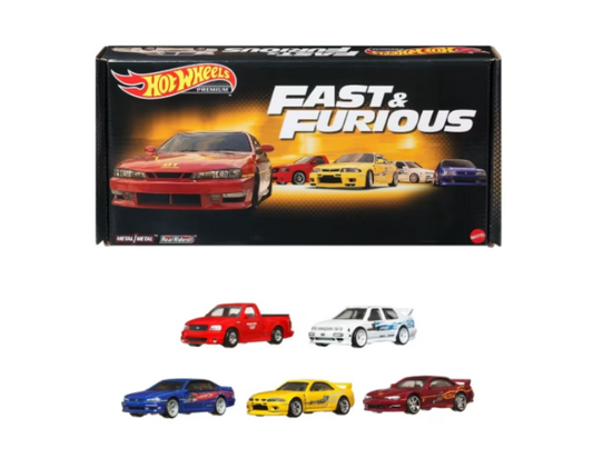 Hot Wheels | Premium Fast and Furious Car Bundle