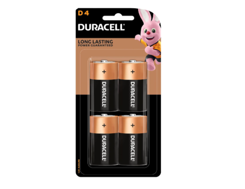 Duracell | Coppertop D Battery - (Pack of 4)