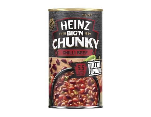 Heinz Chilli Beef Big'N Chunky Soup Family Pack 520g