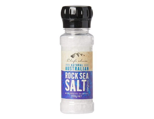 Chef's Choice Australian White Rock Sea Salt Grinder, 200 g