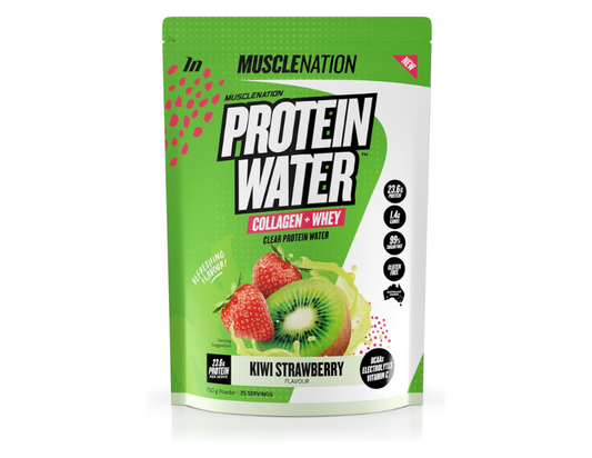 Muscle Nation Kiwi Strawberry Protein Water 750g (25 Serves)