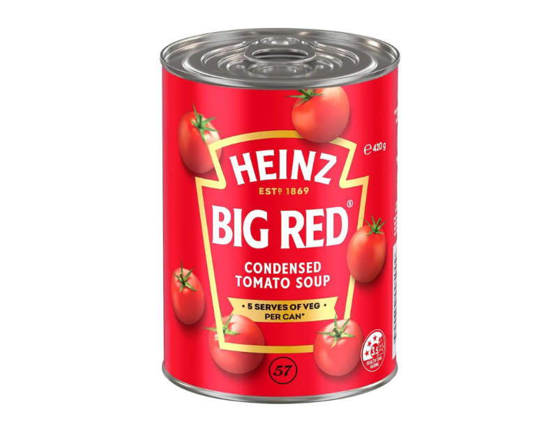 Heinz Big Red Condensed Tomato Soup Vegetarian Creamy Soup Canned Soup Tinned Soup 420g