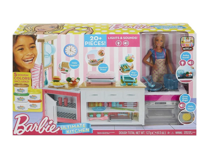 Barbie | Ultimate Kitchen Doll & Playset