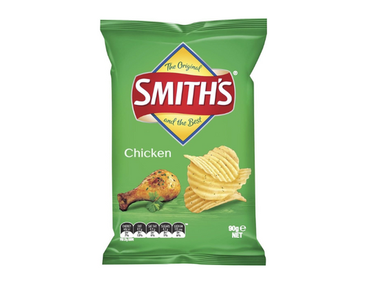 Smiths Crinkle Cut Chicken Potato Chips 90 g