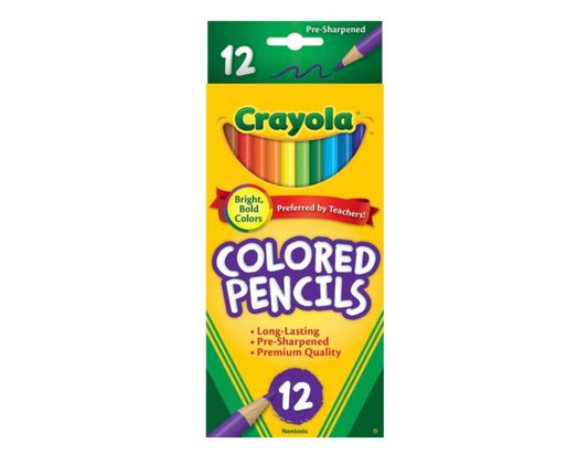 Crayola | 12 Pack Coloured Pencils