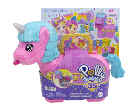 Polly Pocket | Unicorn Partyland Playset