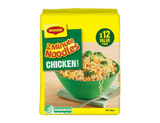 Maggi 2 Minute Noodles Chicken 72g 12 pack