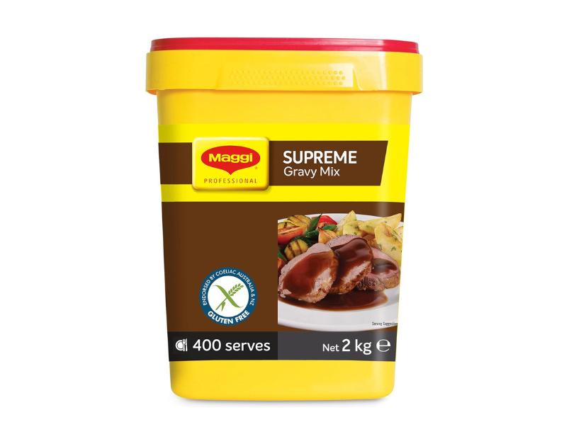 Maggi Supreme Gravy Mix Gluten Free Vegan Vegetarian 2kg, Beef Gravy