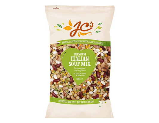 J.C.'S QUALITY FOODS Premium Italian Soup Mix, 500 g