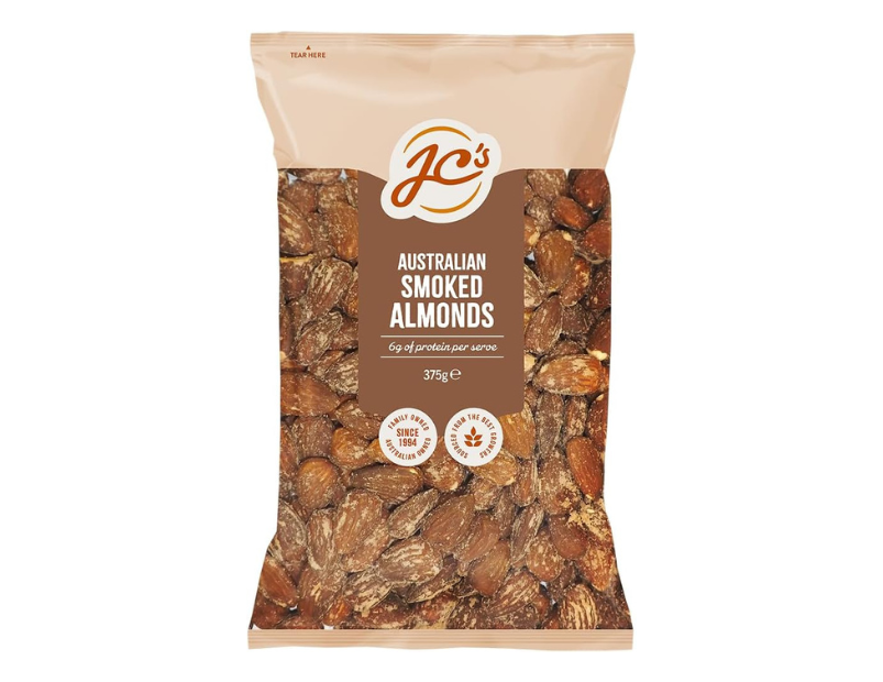 JC's ALMONDS SMOKED 375g