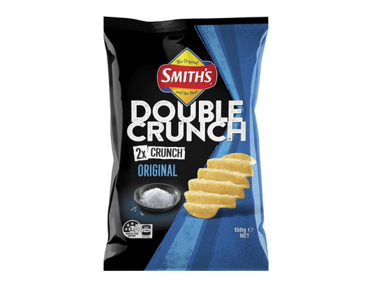 Smith's Double Crunch Original Potato Chips 150 g