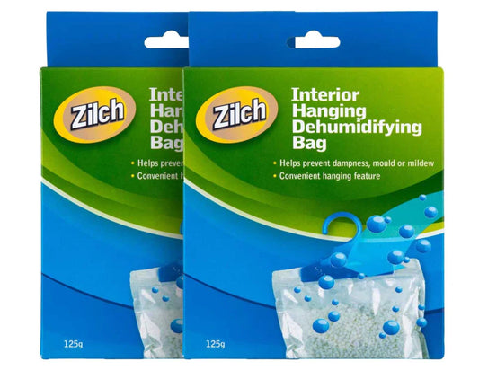 Zilch Interior Hanging Dehumidifying Bag - 125g (2-Pack)