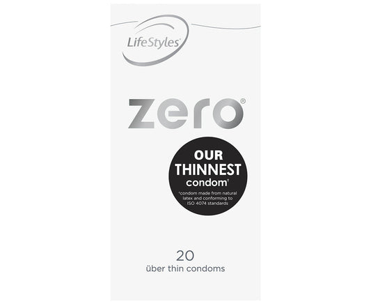 LifeStyles ZERO Uber Thin Condoms 20 Pack