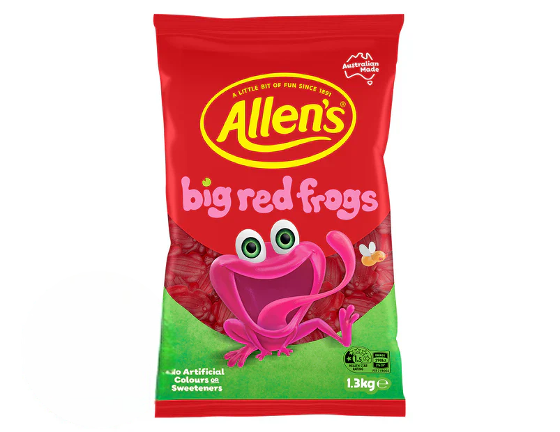 Allen's Big Red Frogs Raspberry 1.3kg