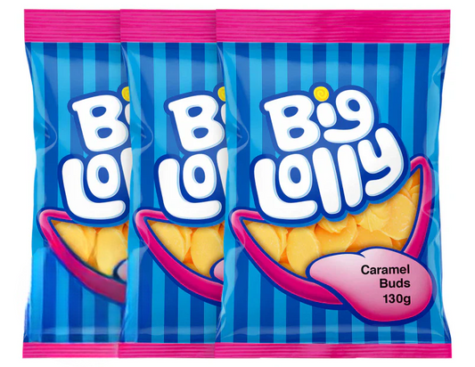 Big Lolly Caramel Buds 130g - 3 Pack