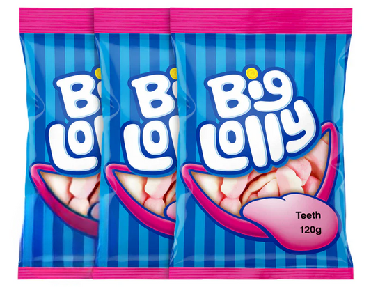 Big Lolly Teeth 120g - 3 Pack