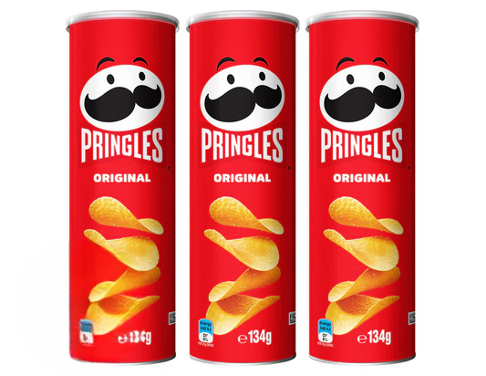 Pringles Potato Chips Original Salted 134g - 3 Pack