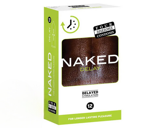 Naked delay condoms