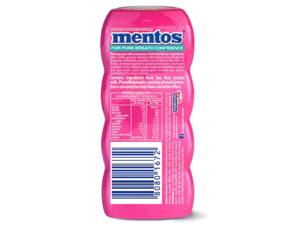 Mentos Pure Fresh Sugar Free Gum Bottle Bubble Fresh 30g - 3 Pack