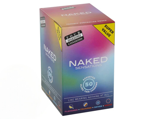 Four Seasons Naked Sensations Condoms 50 Pieces