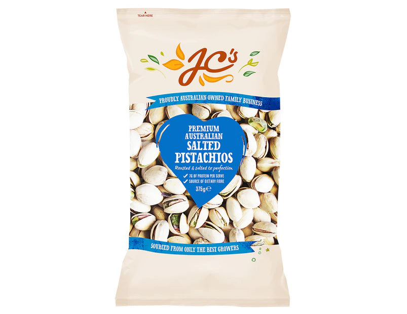 JC's Premium Australian Salted Pistachios 375g