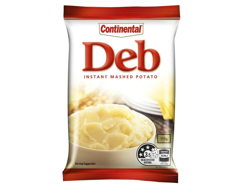 Continental Deb Instant Mashed Potato 115g - 8 Pack