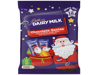 Cadbury Dairy Milk Chocolate Christmas Santa Pack 144g