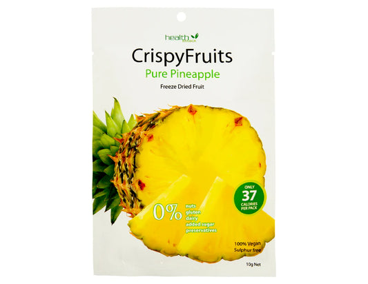 CrispyFruits Freeze Dried Pure Pineapple 10g - 12 Pack