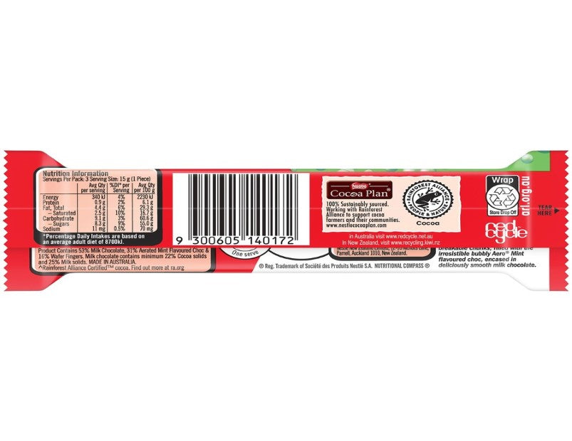 KitKat Chunky Aero Mint 45g - 3 Pack