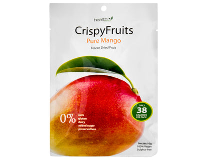 CrispyFruits Freeze Dried Pure Mango 10g - 12 Pack