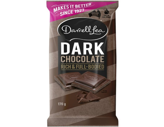 Darrell Lea Dark Chocolate Block 170g - 2 Pack