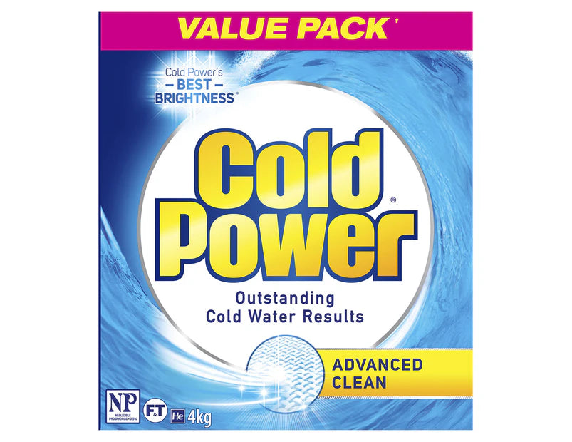 Cold Power Advanced Clean Front & Top Loader Laundry Powder 4kg